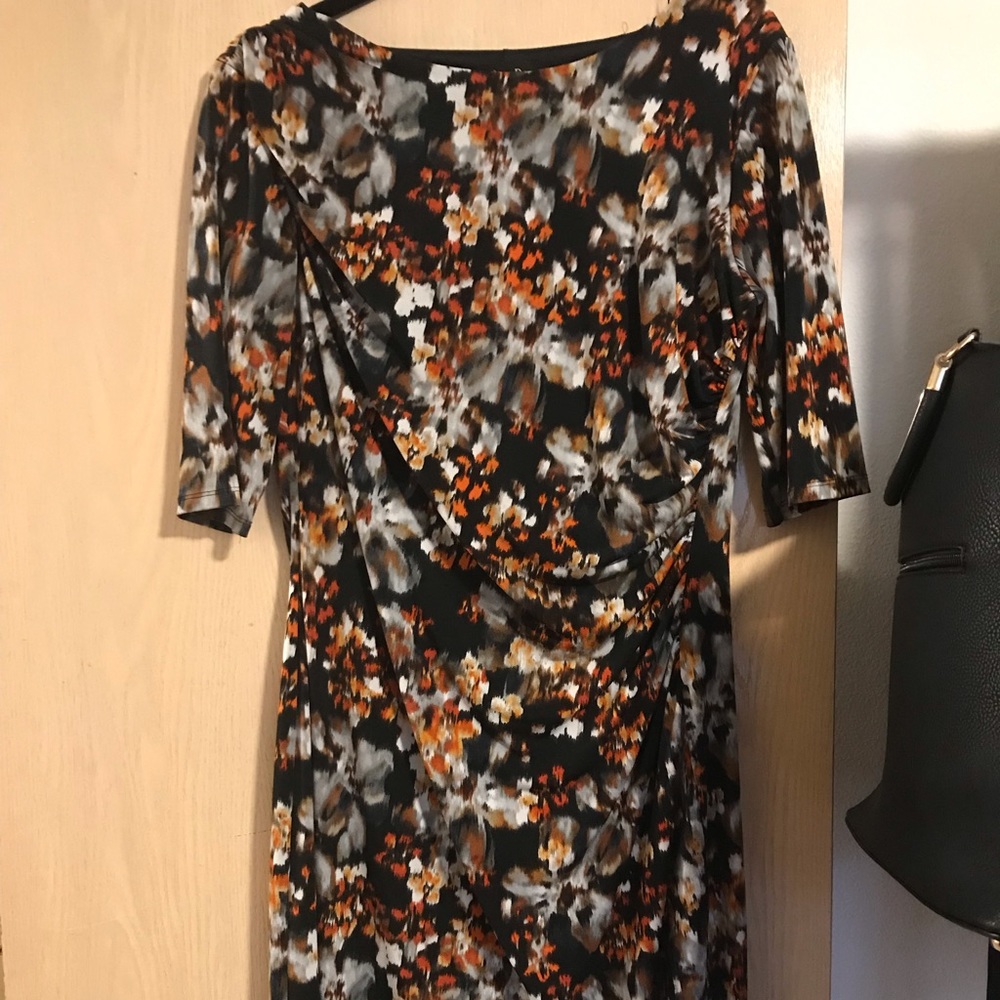 Faux wrap dress, Alexa B